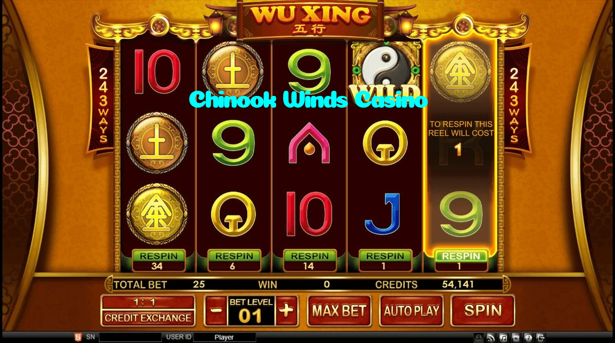 available types of Chinook Winds Casino bet including pre-match live express and system bets